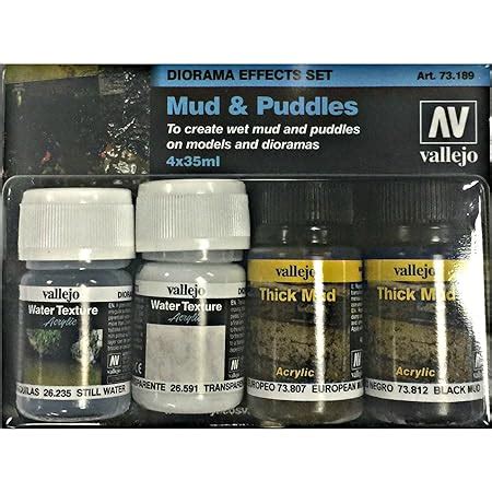 Vallejo Vj Mud Puddles Pigment Set X Ml Ml Pack Of