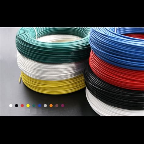 5Meter 18AWG Silver Plated Teflon PTFE Wire OD 1 6MM Silver Plated