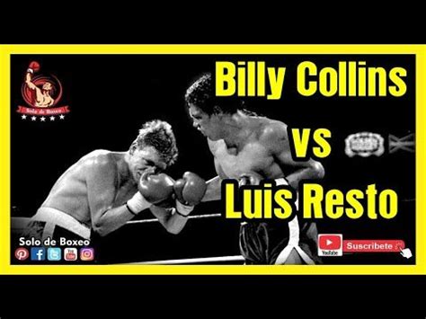 BILLY COLLINS JR. VS LUIS RESTO HIGHLIGHTS | Boxing highlights, Billy ...