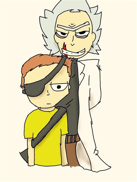 Dibuje A Rick Y Morty Malvado Rick Y Morty Amino