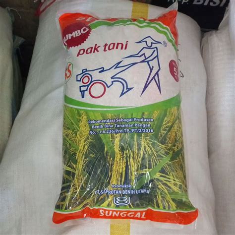 Jual BENIH PADI SUNGGAL PAK TANI PREMIUM 5 KG Shopee Indonesia