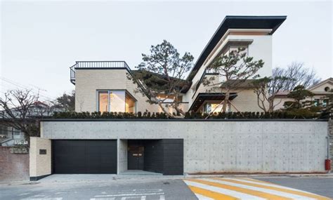 Modern Naegok V House In Seoul Korea Casas Luxuosas Casas Design