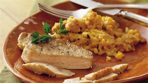 Slow Cooker Pork Chops With Corn Stuffing Recipe From Betty Crocker