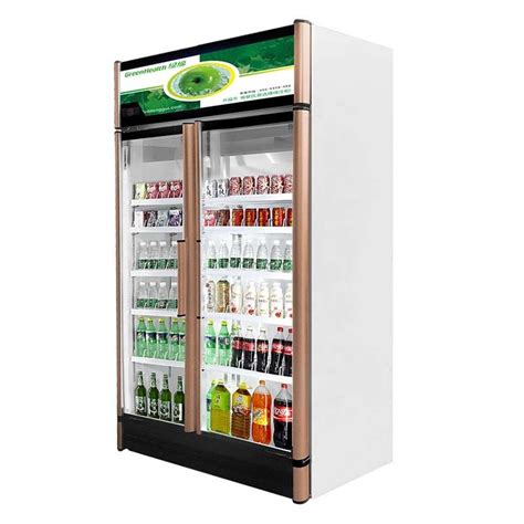 Upright Glass Door Beverage Cold Drinks Pepsi Refrigerator Cooler Showcase Freezer For Juice