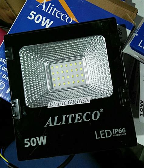 Jual Lampu Tembak Sorot LED 50 Watt 50 W Putih ALITECO LED 50W FLOOD