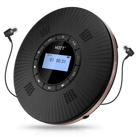 Odtwarzacz CD przenośny discman Bluetooth AUX GŁOŚNIKI TRANSMITER FM