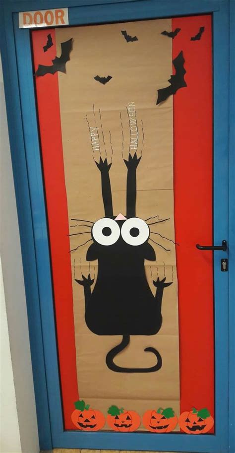 Easy Halloween Classroom Decorations Recipemagik Halloween Door