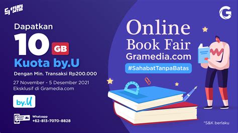 Jangan Ketinggalan, Online Book Fair Datang Lagi dengan Bonus Melimpah!