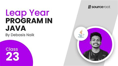 Lec Leap Year Program In Java Leap Year Program In Java