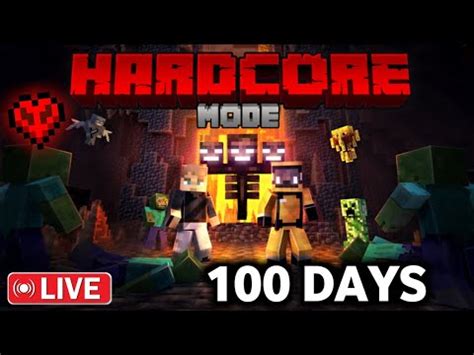 Surviving Days In Hardcore Minecraft Live Youtube