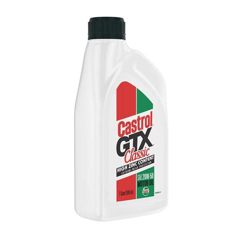 Castrol Gtx Conventional Engine Oil W Quart