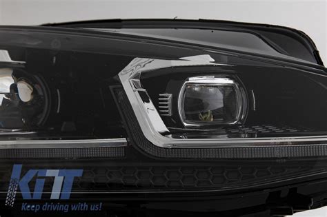 Led Headlights Bi Xenon Look Suitable For Vw Golf Vii Facelift