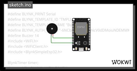 Buzzer Iot Wokwi Esp32 Stm32 Arduino Simulator