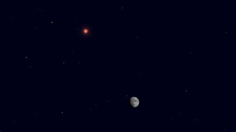 See The Moon And Mars Shine Close Together On Thanksgiving Eve Tonight