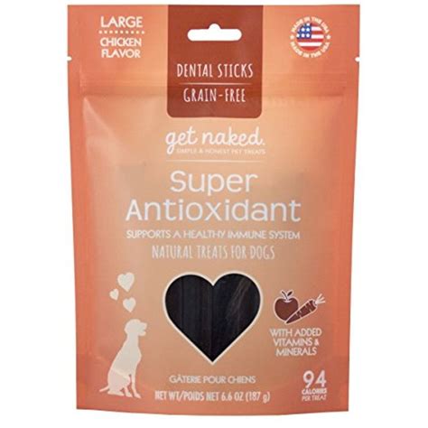 Get Naked Super Antioxidant Dental Chew Sticks Large