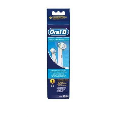 Braun Oral B ORTHO CARE ESSENTIALS Pack De 3 Cabezal 6985