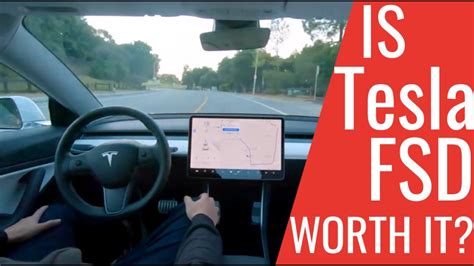 Is Tesla Full Self Driving Worth It Youtube