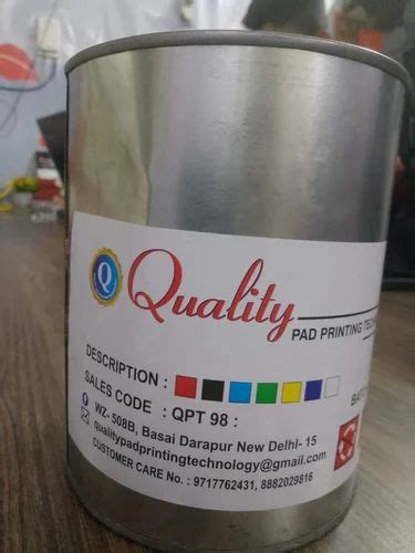 Solvent Based Pad Printing Ink Box Packaging Size Kg At Kg