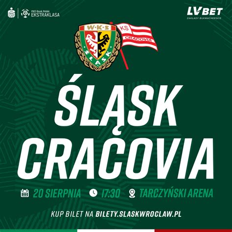 Śląsk Wrocław Cracovia Kraków Tarczyński Arena Wrocław