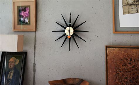 George Nelson Sunburst Clock Multicolor Hive