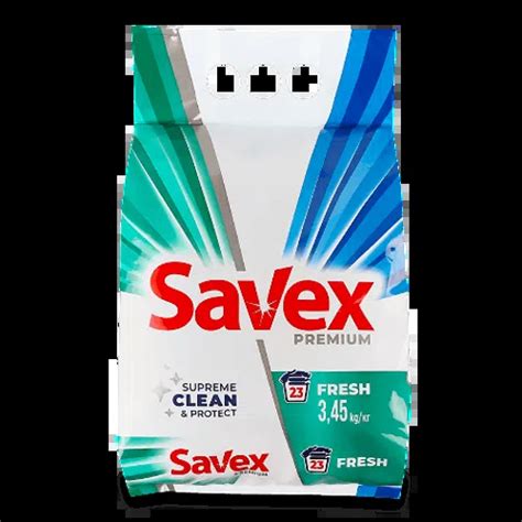 Порошок пральний Savex Premium Fresh автомат 3,45кг – онлайн ...