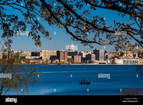 Skyline of Madison, Wisconsin Stock Photo - Alamy