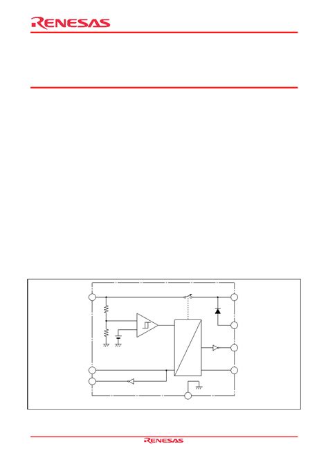 M62021P Datasheet 1 14 Pages RENESAS System Reset IC With Switch For