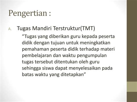 TUGAS MANDIRI TDK TERSTRUKTUR Pptx