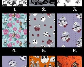 Nightmare before christmas fabric | Etsy