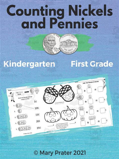 Counting Nickels And Pennies Activity By Teach Simple