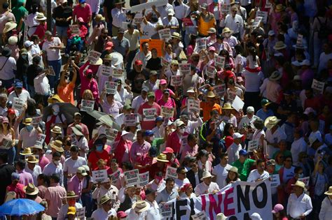 Más de 50 mil personas marcharon en Guanajuato a favor del INE