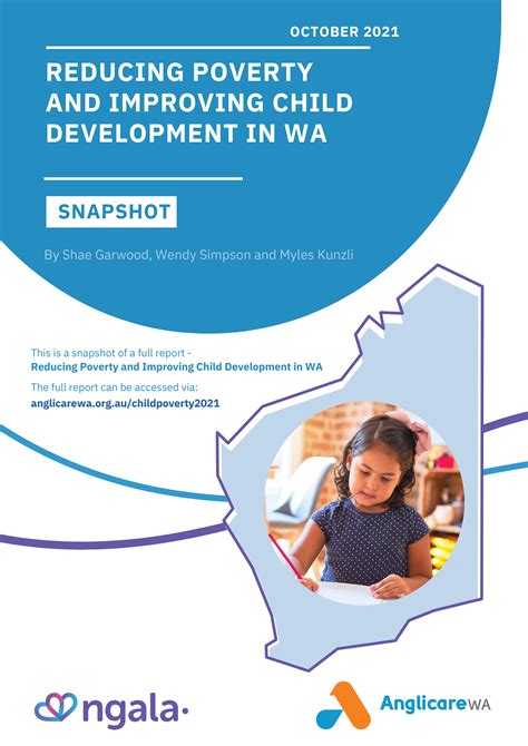 Reducing Poverty And Improving Child Development In Wa October 2021