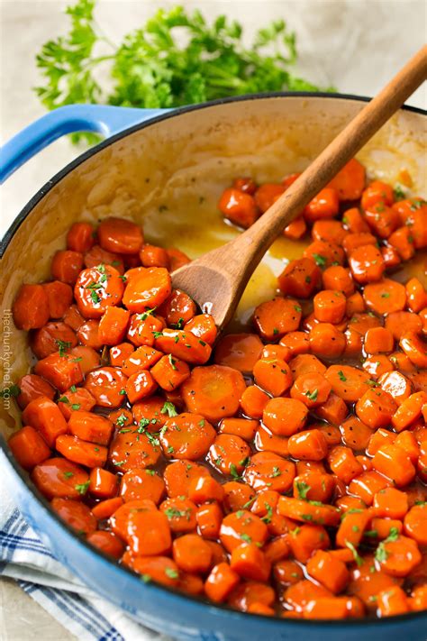 Spicy Bourbon Glazed Carrots The Chunky Chef