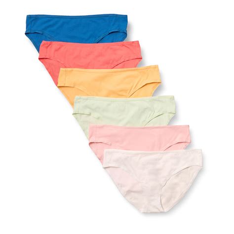 Amazon Essentials Women S Cotton Bikini Brief Underwear Available In Plus Size Pack Of