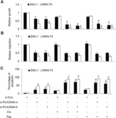 Cpla2α Knockdown Inhibits Gastric Cancer And Enhances Chemotherapys