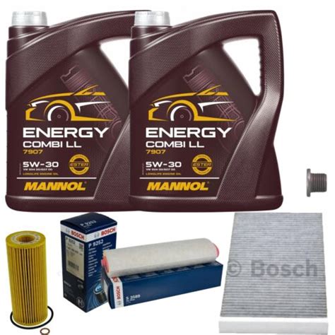 Bosch Inspection Set L Mannol Energy Combi Ll W Pour Bmw S Rie