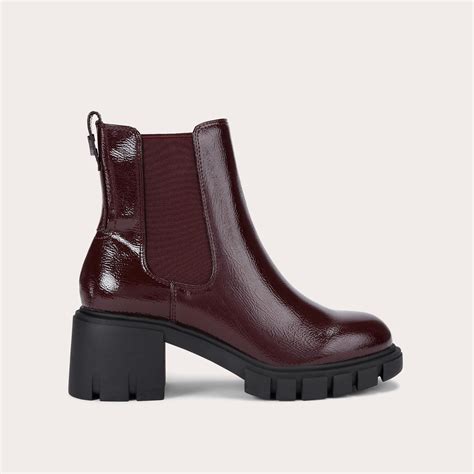 IGNITE CHELSEA Red Patent Boot by CARVELA