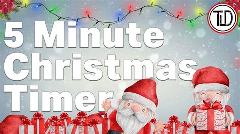 5 Minute Christmas Timer With Santa 2022 YouTube