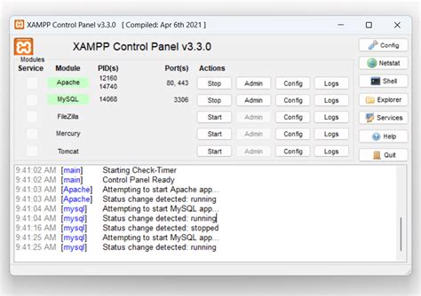 How To Create A Mysql Database Using Xampp In Php