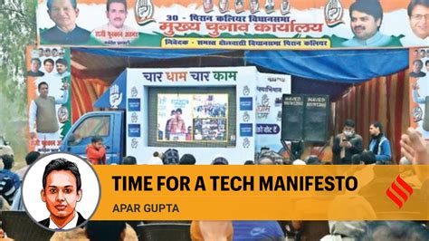 This Election Season Why Parties Need Tech Manifestos The Indian Express