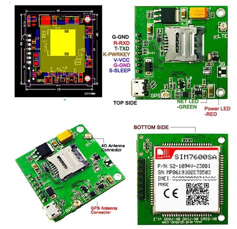 Simcom Sim Sa Mnse G Lte Cat Core Development Module Ttl Lte