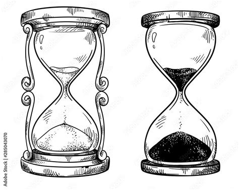 Pin En Desenhos En Reloj De Arena Dibujo Reloj De Arena Tattoo