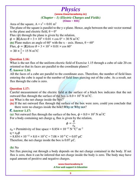 Ncert Solutions For Class Physics Chapter In Hindi And English