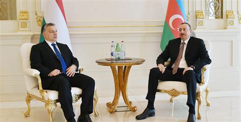 Ilham Aliyev And Hungarian Prime Minister Viktor Orban Held A One On