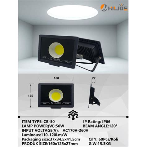 Jual LAMPU SOROT LED 50W 100W 200W 300W 400W LAMPU TEMBAK COB MANGKOK