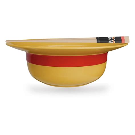 Bowl Ramen One Piece Sombrero Luffy Con Palillos Chinos Geek Industry