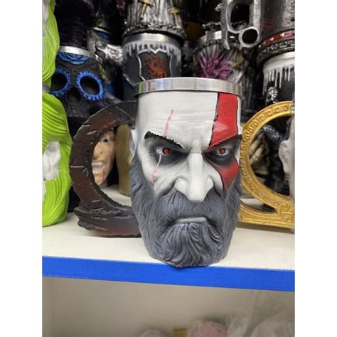 Caneca Decorativa 3d Kratos God Of War Resina 250ml Shopee Brasil