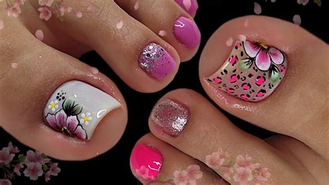 Hermosas Ideas Para Las UÑas De Los Pies 🦶🏼😍 UÑas De Pies Decoradas 🌸