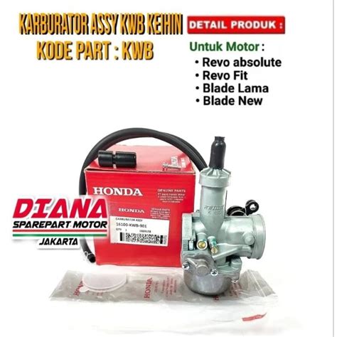 Jual Karburator Keihin Standar Honda Blade Revo Absolute Revo Lama