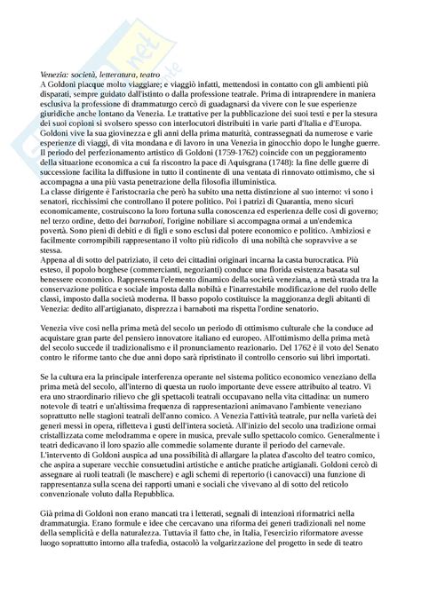 Riassunto Esame Storia Del Teatro Moderno E Contemporaneo Prof